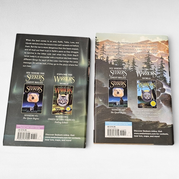 Seekers Books #4 and #5 by Erin Hunter - Picture 3 of 9
